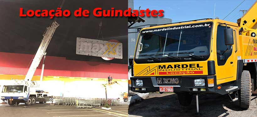 locacao de guindastes mardel